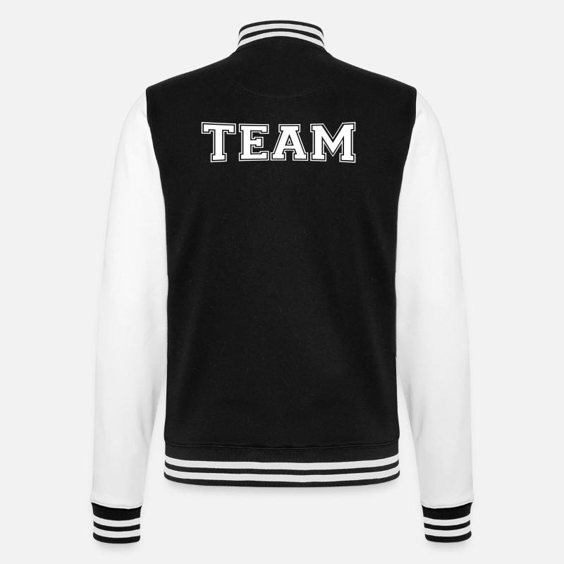 Équipe - Veste Teddy - noir/blanc