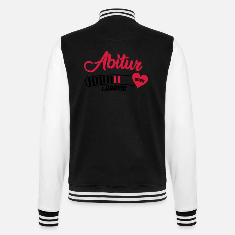 Abitur Loading 2025 - College Sweat Jacket - black/white