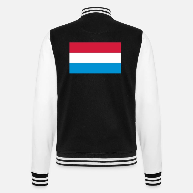 Drapeau national de la Hollande - Veste Teddy - noir/blanc