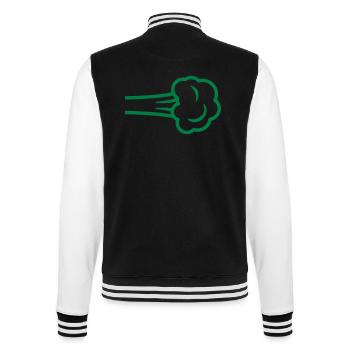 Fart - College Sweat Jacket - black/white - Back - Marisol (170cm)