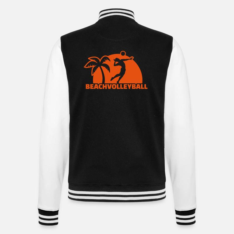 Beachvolleyball - Veste Teddy - noir/blanc