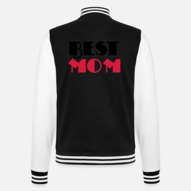 Best Mom - Veste Teddy - noir/blanc