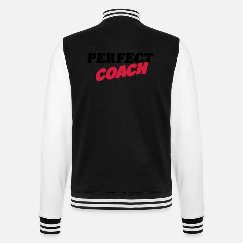 Perfect coach - Veste Teddy - noir/blanc