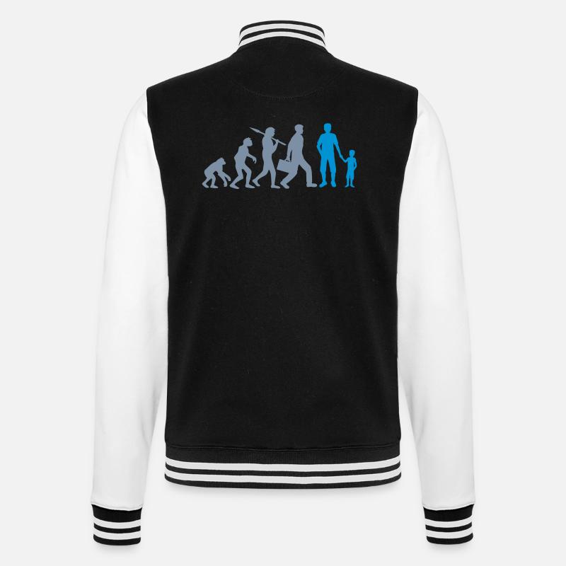 Jeune Papa Evolution Enfant - Veste Teddy - noir/blanc