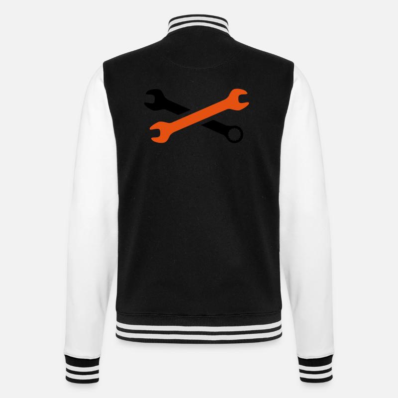 outils - Veste Teddy - noir/blanc