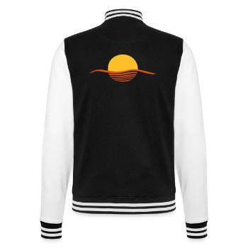 Sonne - College-Sweatjacke - Schwarz/Weiß - Hinten - Marisol (170cm)