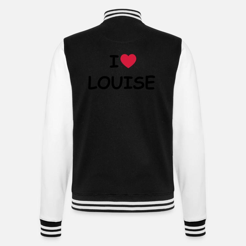 J'aime Louise - Veste Teddy - noir/blanc