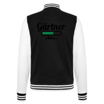 Gärtner - College-Sweatjacke - Schwarz/Weiß - Hinten - Marisol (170cm)