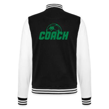 soccer coach - College-Sweatjacke - Schwarz/Weiß - Hinten - Marisol (170cm)