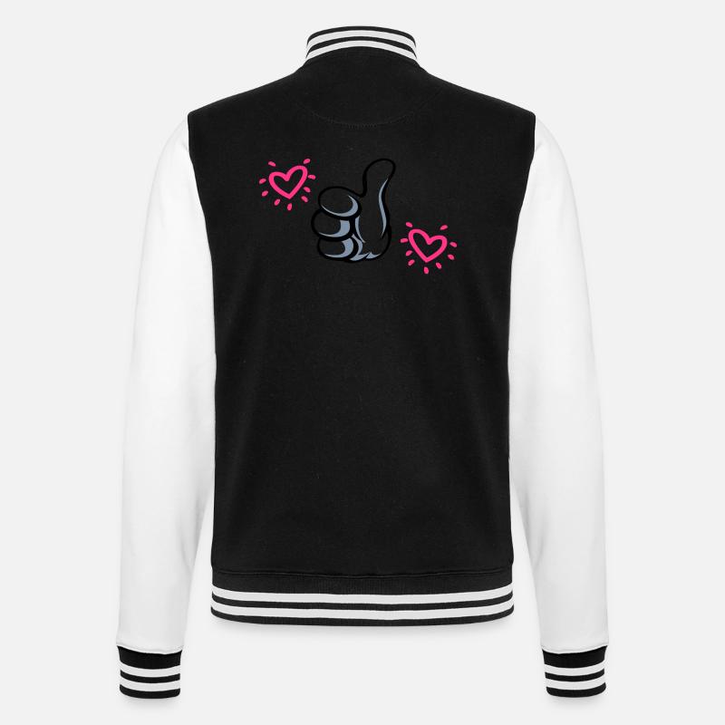 ELUE meilleure maman - Veste Teddy - noir/blanc