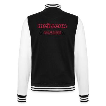 MEILLEUR PROFESSEUR - Veste Teddy - noir/blanc - Dos - Marisol (170cm)