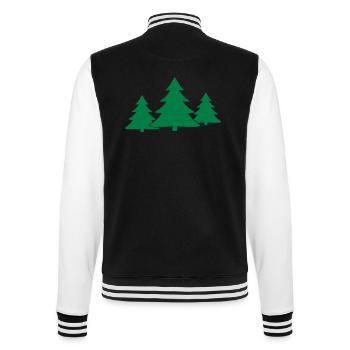 Tannenbaum, Gruppe - College-Sweatjacke - Schwarz/Weiß - Hinten - Marisol (170cm)