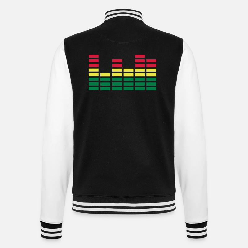 Equalizer - College Sweat Jacket - black/white