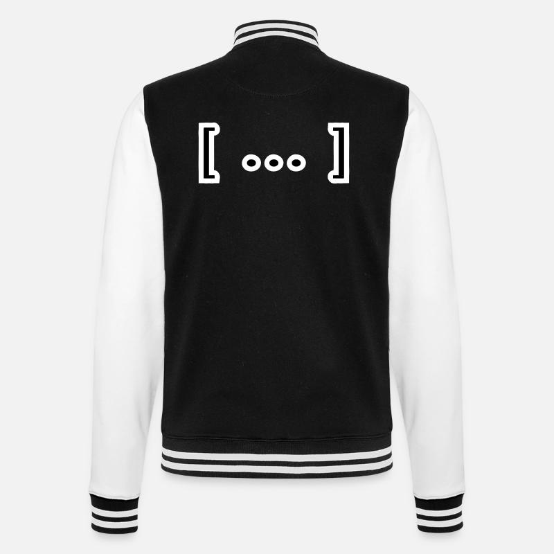 points de clip - Veste Teddy - noir/blanc