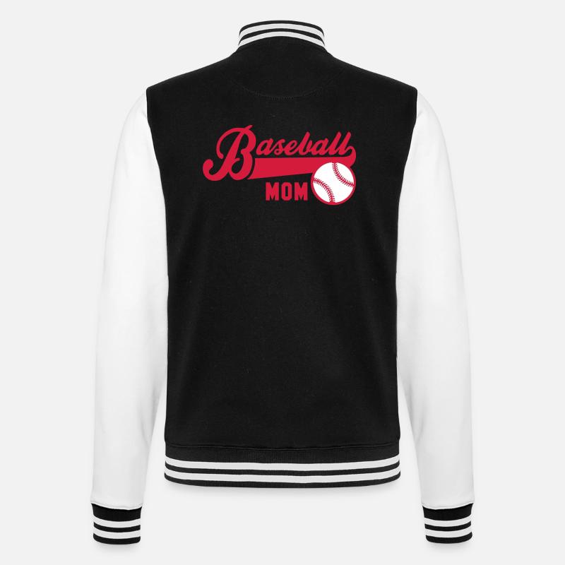 Baseball MOM 2C - Veste Teddy - noir/blanc