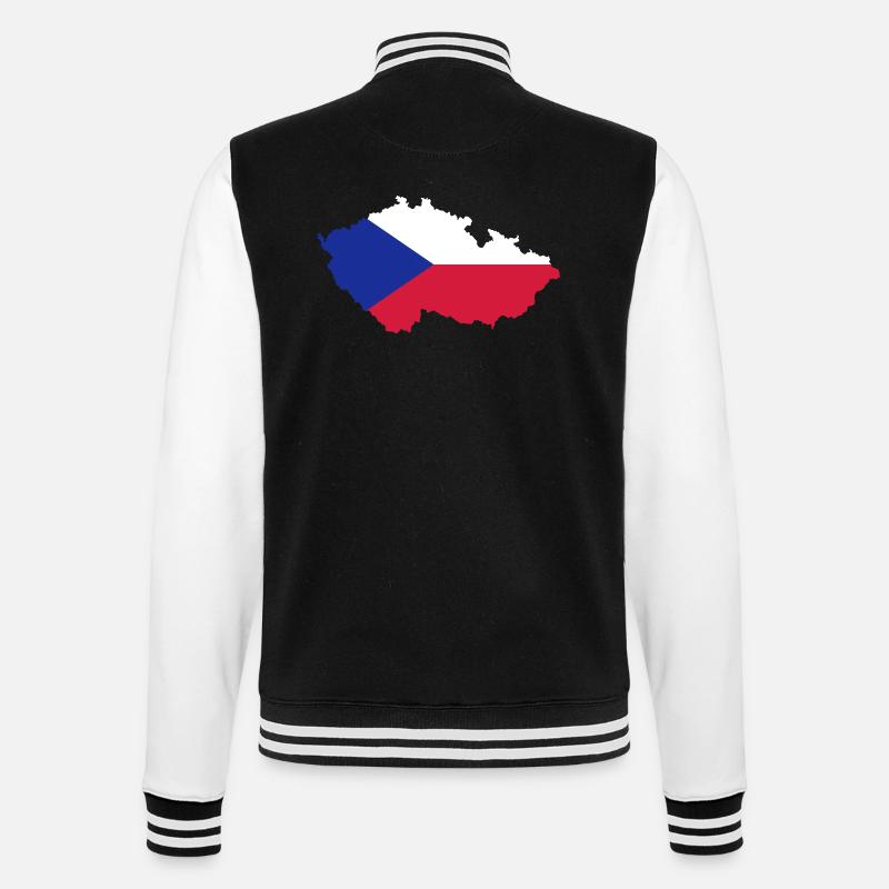 République tchèque - Veste Teddy - noir/blanc