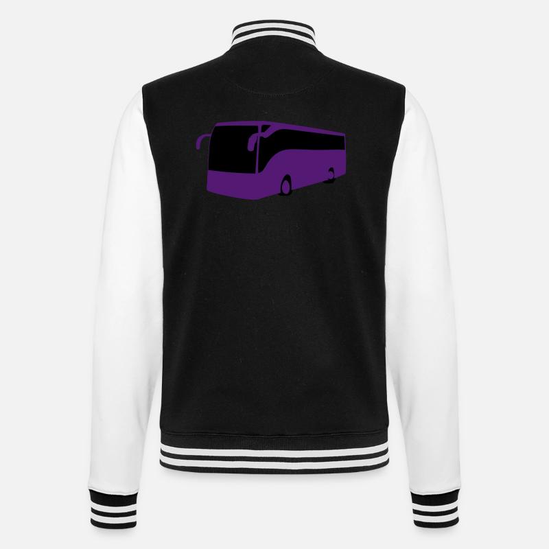 autobus - Veste Teddy - noir/blanc