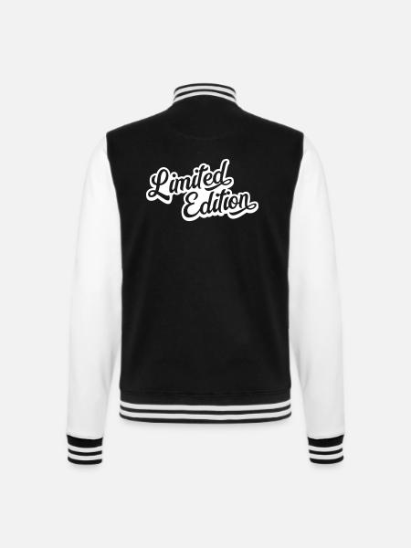 Limited Edition - College Sweat Jacket - black/white