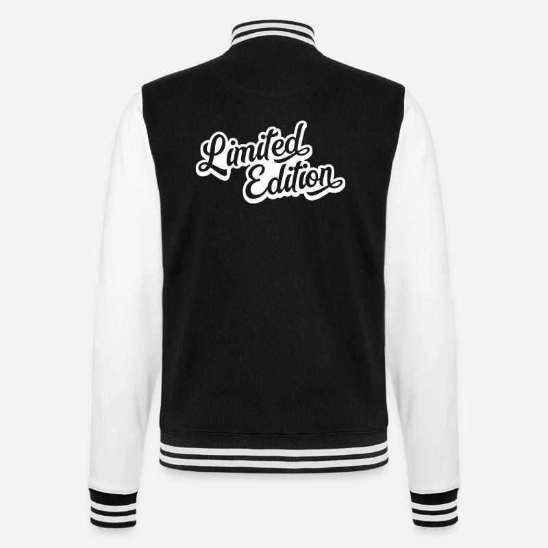 limited edition - College-Sweatjacke - Schwarz/Weiß