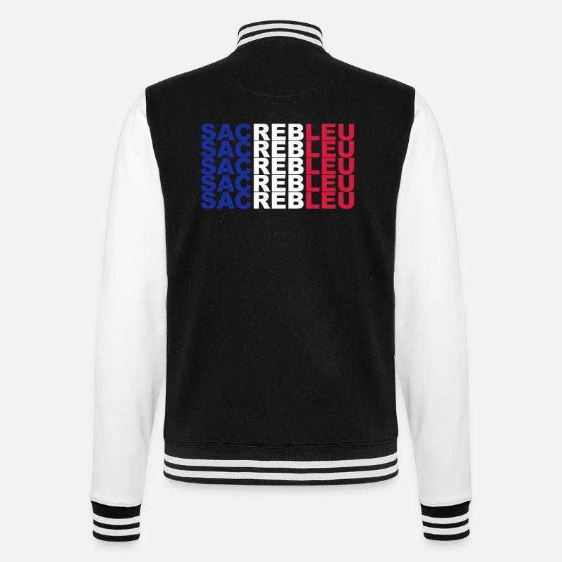Sacrebleu - Veste Teddy - noir/blanc