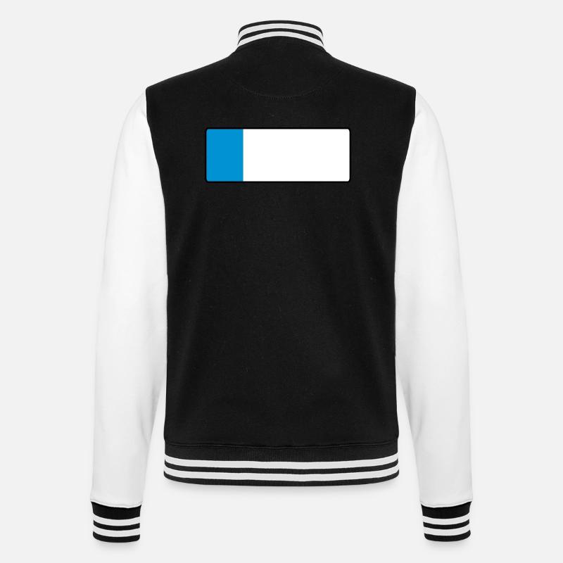 _blank_kurz - Veste Teddy - noir/blanc