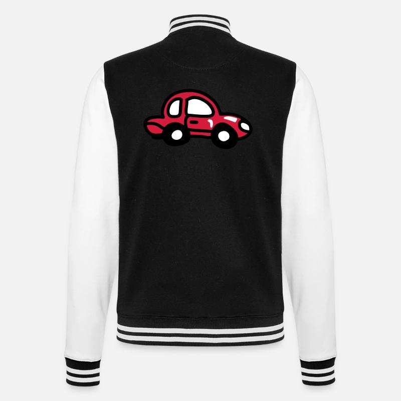 kleines Auto 3 - College-Sweatjacke - Schwarz/Weiß