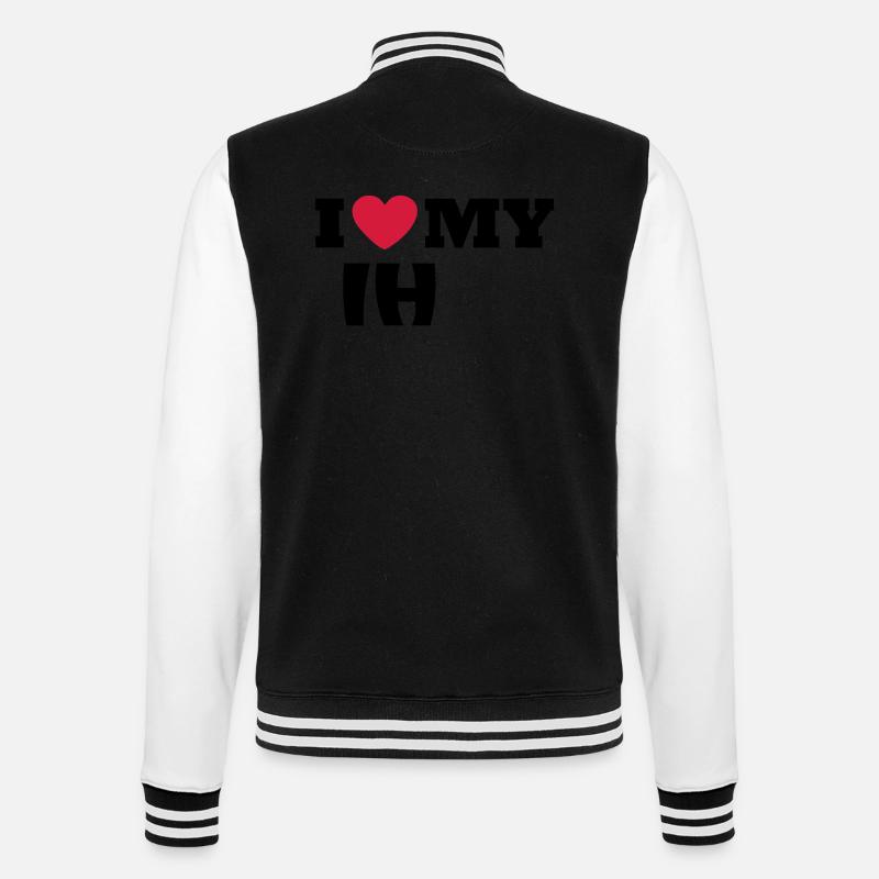 Preuve de l'amour - Veste Teddy - noir/blanc