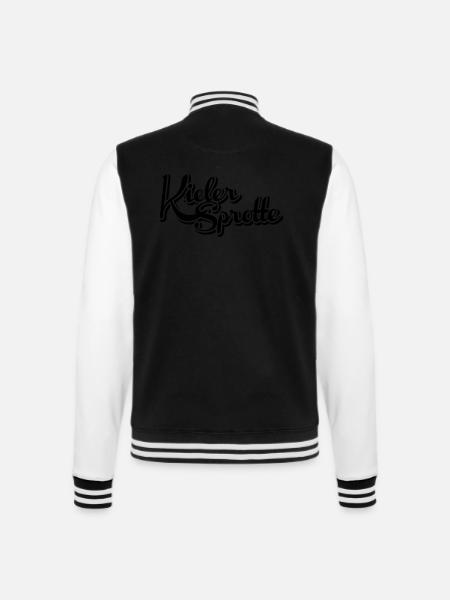 Kieler Sprotte - College-Sweatjacke - Schwarz/Weiß