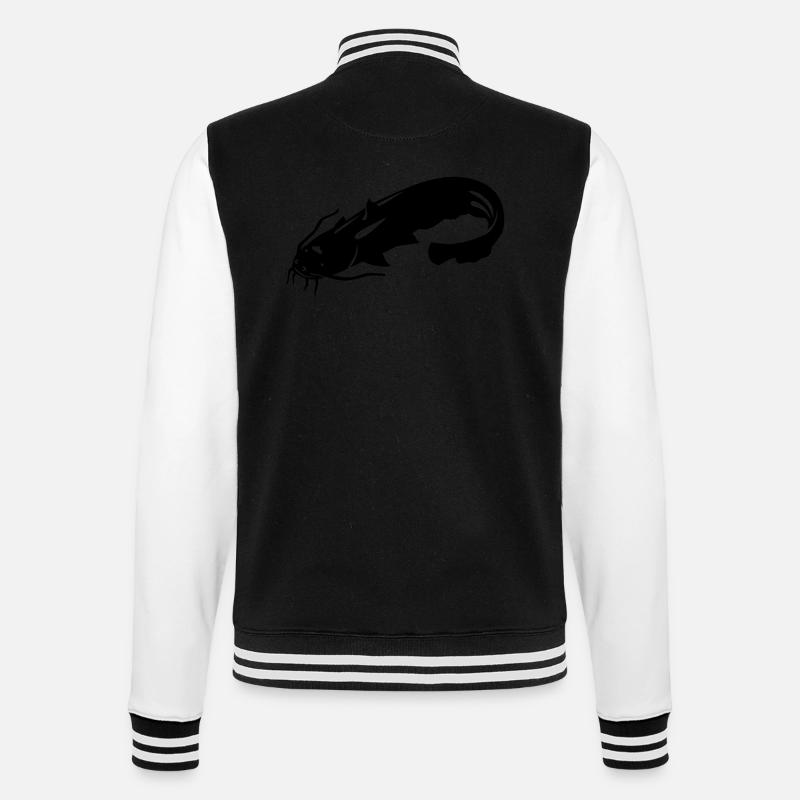 Catfish - College Sweat Jacket - black/white