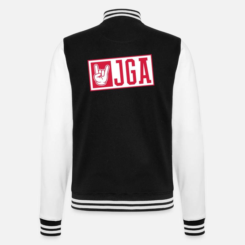 Jga Junggesellenabschied - College-Sweatjacke - Schwarz/Weiß