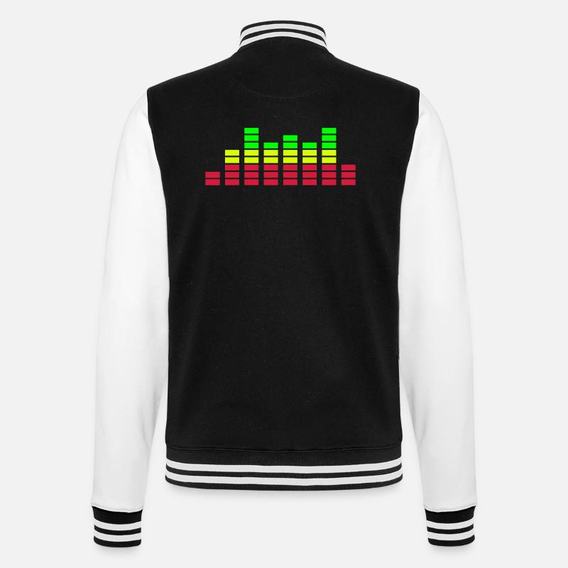equalizer - College-Sweatjacke - Schwarz/Weiß