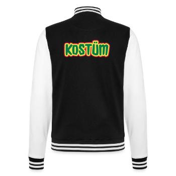 The perfect costume - College Sweat Jacket - black/white - Back - Marisol (170cm)