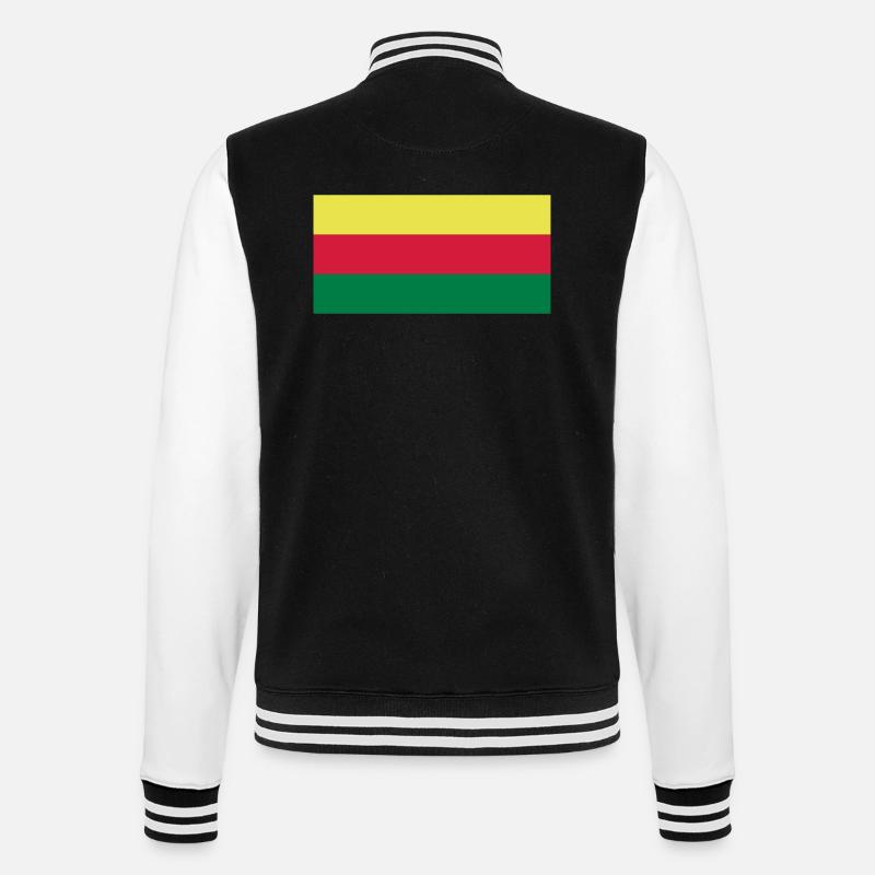 lithuania flag - Veste Teddy - noir/blanc