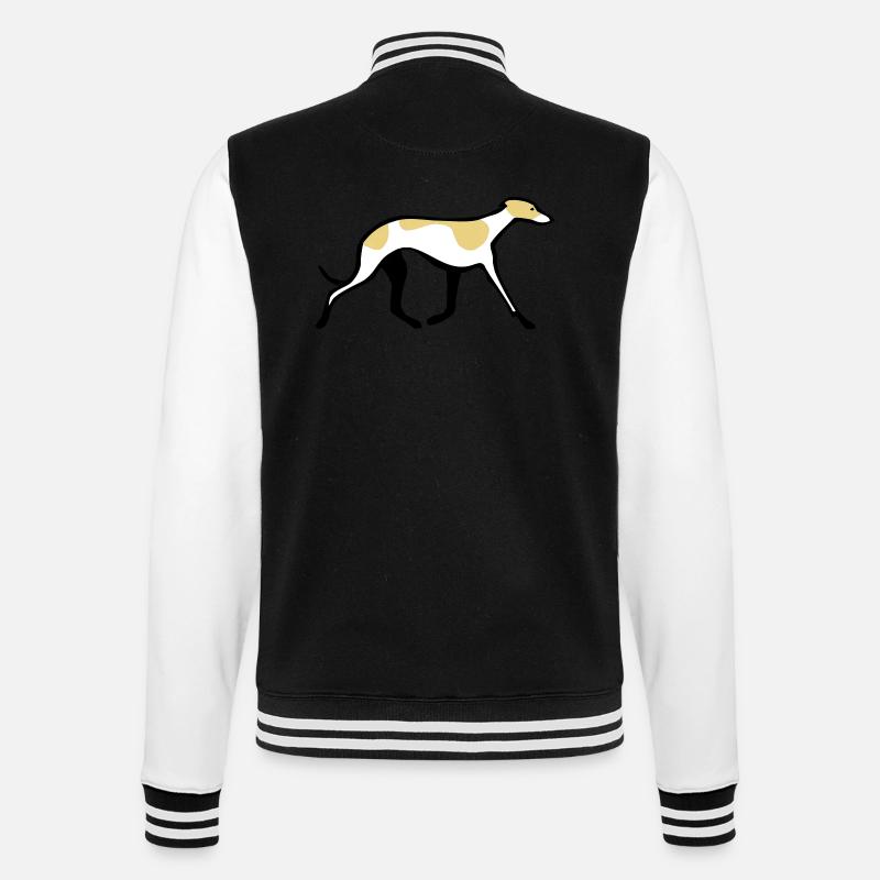 Whippet - College Sweat Jacket - black/white