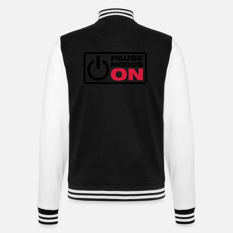 mode Pause ON - Veste Teddy - noir/blanc