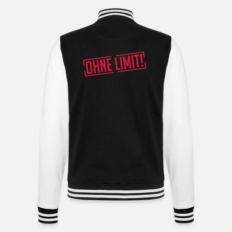 ohne_limit_ua1 - College-Sweatjacke - Schwarz/Weiß