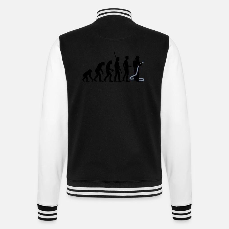 evolution_feuerwehr_b_2c - Veste Teddy - noir/blanc