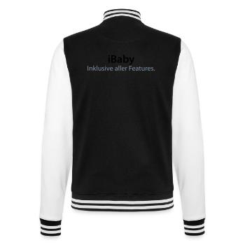 iBaby - College-Sweatjacke - Schwarz/Weiß - Hinten - Marisol (170cm)