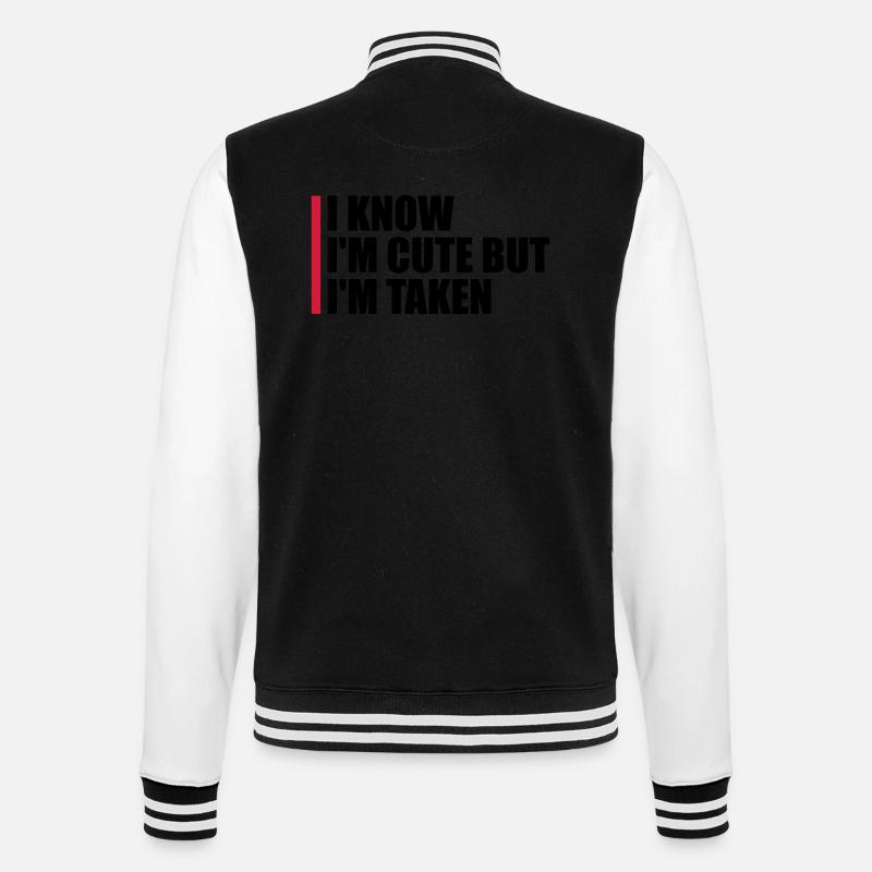 citation mignonne mais prise - Veste Teddy - noir/blanc
