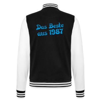 das beste aus 1987 - College-Sweatjacke - Schwarz/Weiß - Hinten - Marisol (170cm)