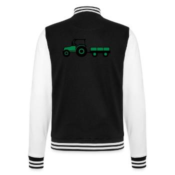 Tractor With Trailer - Veste Teddy - noir/blanc - Dos - Marisol (170cm)