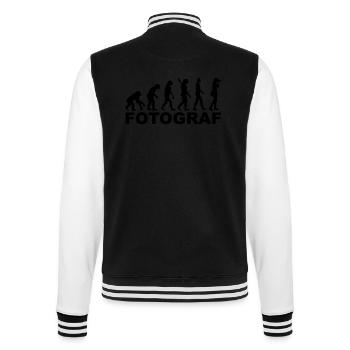 Fotograf - College-Sweatjacke - Schwarz/Weiß - Hinten - Marisol (170cm)