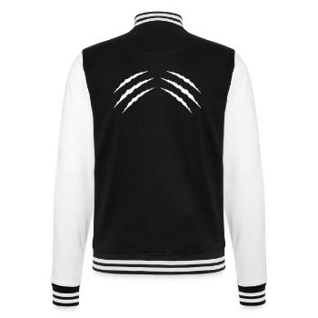 claw - College Sweat Jacket - black/white - Back - Marisol (170cm)