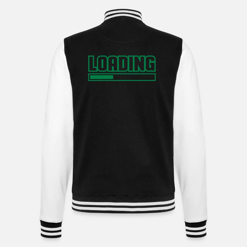 Loading - College Sweat Jacket - black/white