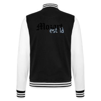mozart est là - Veste Teddy - noir/blanc - Dos - Marisol (170cm)