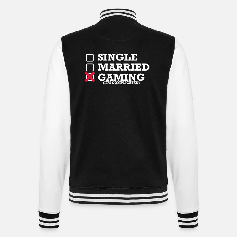 Simple - Marié - Gaming - Veste Teddy - noir/blanc