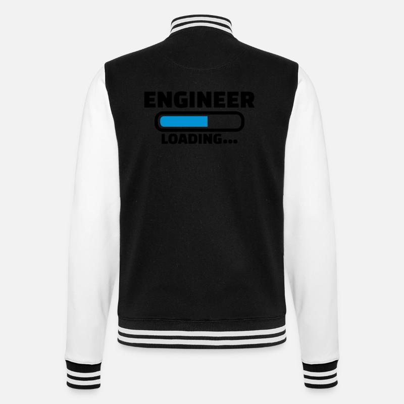 Engineer - College Sweat Jacket - black/white