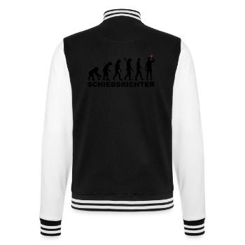 Schiedsrichter - College-Sweatjacke - Schwarz/Weiß - Hinten - Marisol (170cm)