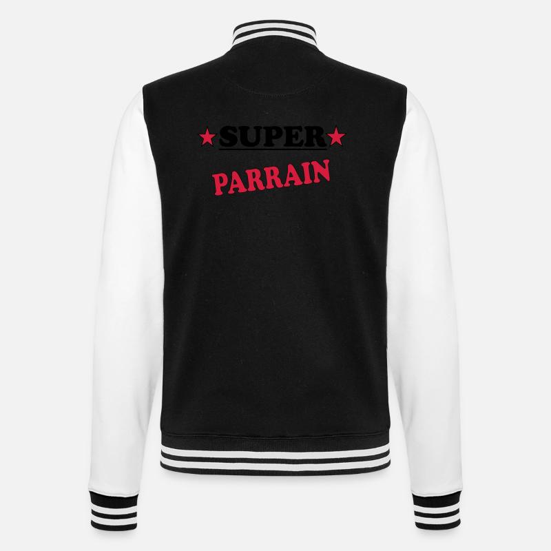 SUPER SPONSOR - College-Sweatjacke - Schwarz/Weiß