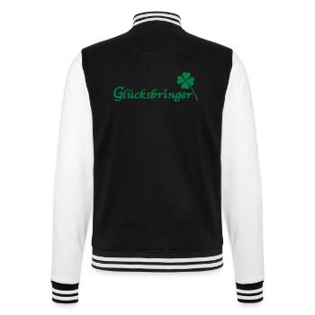 Glücksbringer - College-Sweatjacke - Schwarz/Weiß - Hinten - Marisol (170cm)